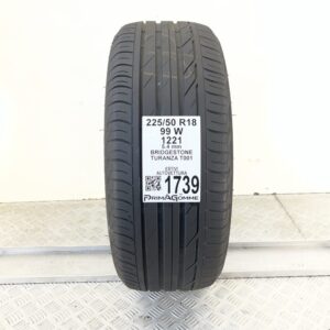 Pneumatico Usato 225 50 R18 99W BRIDGESTONE Turanza T001 77% Estivo