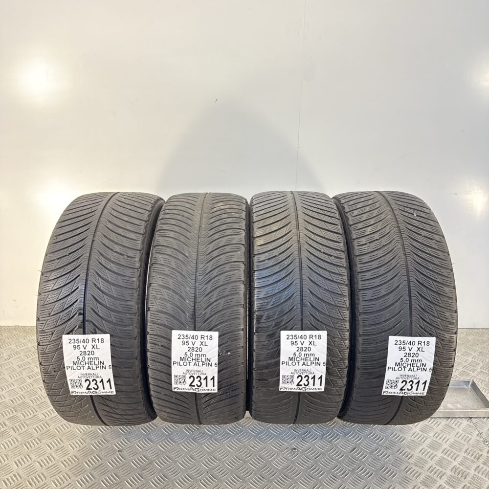Gomme Usate 235 40 R18 XL 95V Michelin Pilot Alpin 5 71% Invernali | Gomme Usate | PrimaGomme.it Gomme usate 235 40 R18 Michelin Pilot Alpin 5 - foto 14