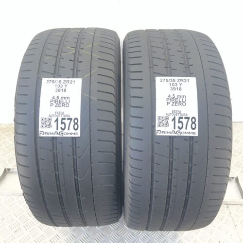 Gomme Usate 275 35 ZR21 103Y Pirelli P Zero Estive