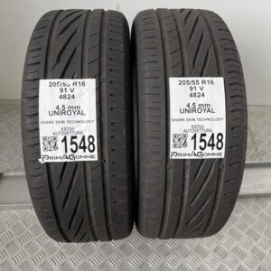 Gomme Usate 205 55 R16 91V Uniroyal 4.5 mm Estive