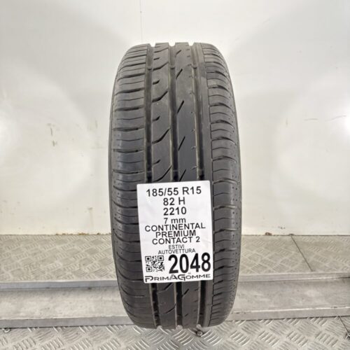 Pneumatico Usato 185 55 R15 82H Continental Premium Contact 2 100% Estivo