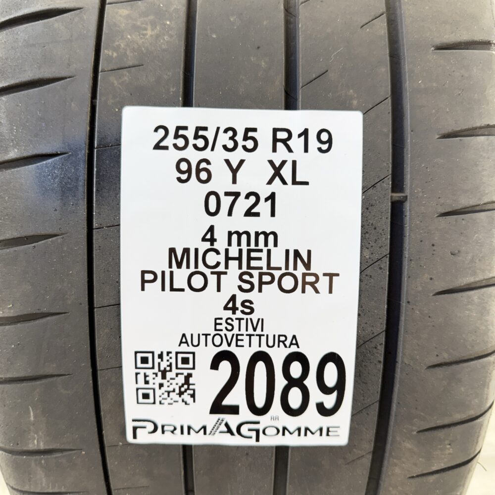 Pneumatico Usato 255 35 R19 XL 96Y Michelin Pilot Sport 4s Estivo | Gomme Usate | PrimaGomme.it Pneumatico usato 255 35 R19 Michelin Pilot Sport 4s - foto 6