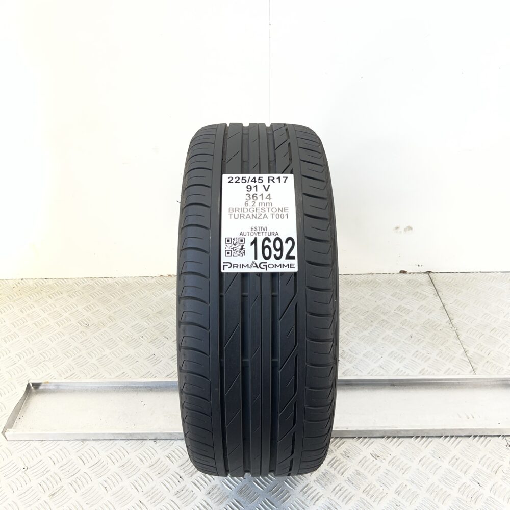 Pneumatico Usato 225 45 R17 91V Bridgestone Turanza T001 89% Estivo | Gomme Usate | PrimaGomme.it Pneumatico usato 225 45 R17 Bridgestone Turanza T001 - foto 7