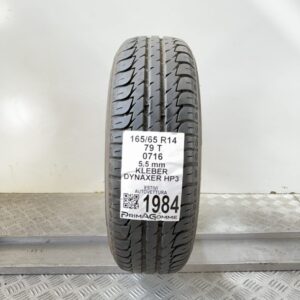 Pneumatico Usato 165 65 R14 79T Kleber Dynaxer HP3 79% Estivo