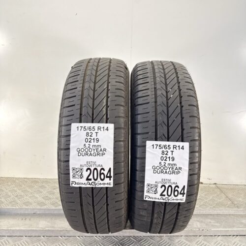 Pneumatici Usati 175 65 R14 82T GOODYEAR DURAGRIP 74% Estive