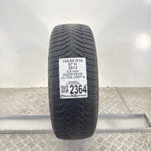 Gomma Usata 195 55 R16 87H Goodyear Ultra Grip 8 73% Invernale