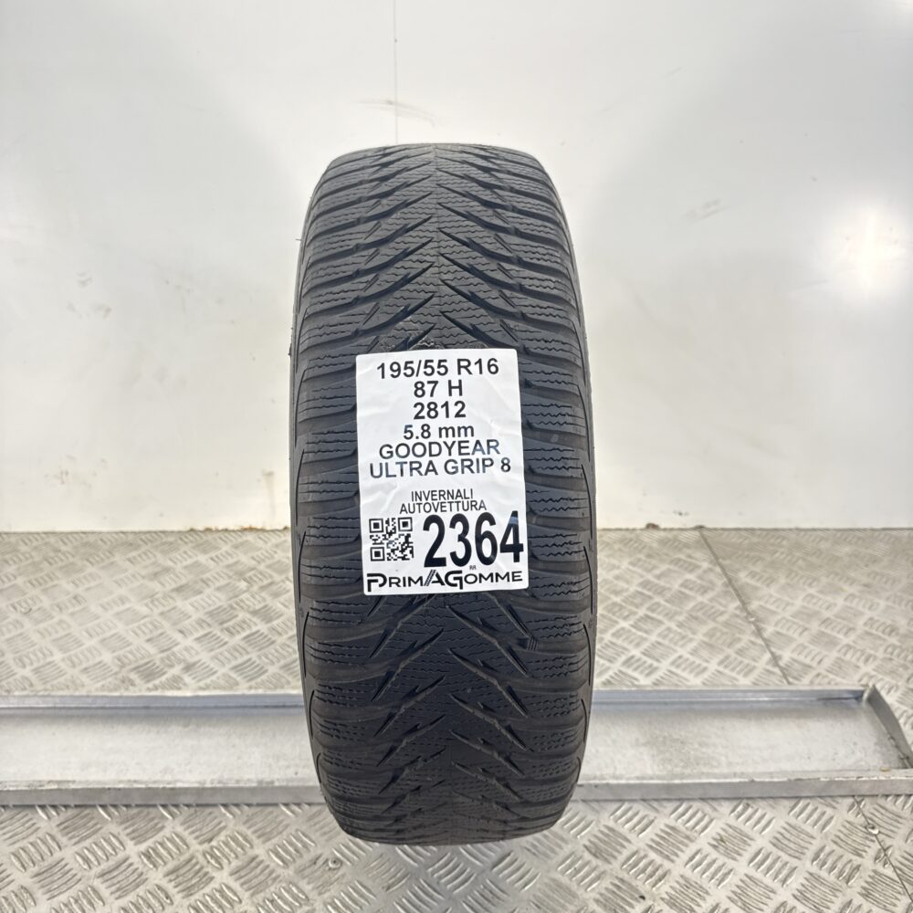 Gomma Usata 195 55 R16 87H Goodyear Ultra Grip 8 73% Invernale | Gomme Usate | PrimaGomme.it Gomma usata 195 55 R16 Goodyear Ultra Grip 8 - foto 8