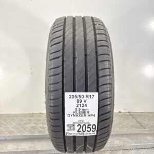 Pneumatico Usato 205 50 R17 89V Kleber Dynaxer HP4 84% Estivo
