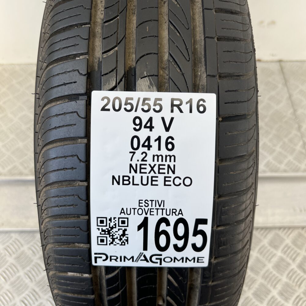 Pneumatico Usato 205 55 R16 94V Nexen Nblue Eco 100% Estivo | Gomme Usate | PrimaGomme.it Pneumatico usato 205 55 R16 Nexen Nblue Eco - foto 7