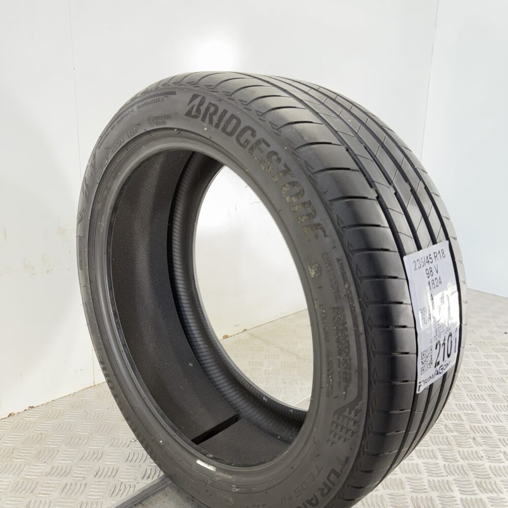 Pneumatico Usato 235 45 R18 98V Bridgestone Turanza T005 EV Estivo | Gomme Usate | PrimaGomme.it Pneumatico usato 235 45 R18 Bridgestone Turanza T005 EV - foto 4