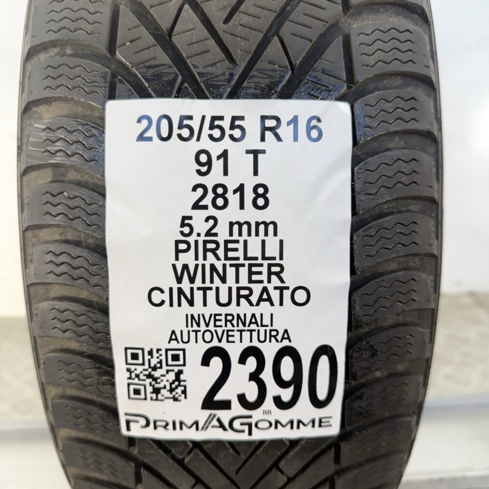 Gomma Usata 205 55 R16 91T Pirelli Winter Cinturato Invernale | Gomme Usate | PrimaGomme.it Gomma usata 205 55 R16 Pirelli Winter Cinturato - foto 7
