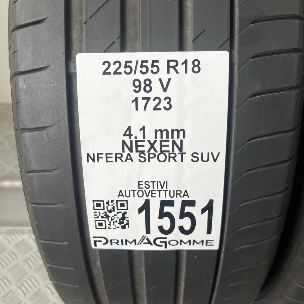 Gomme Usate 225 55 R18 98V Nexen N’Fera Sport SUV Estive | Gomme Usate | PrimaGomme.it Gomme Usate 225 55 R18 98V Nexen N’Fera Sport SUV Estive - immagine 2