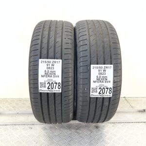 Pneumatici Usati 215 50 ZR17 91W Nexen Nfera SV4 86% Estive