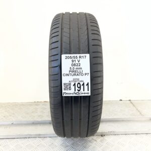 Pneumatico Usato 205 55 R17 91V Pirelli Cinturato P7 71% Estivo
