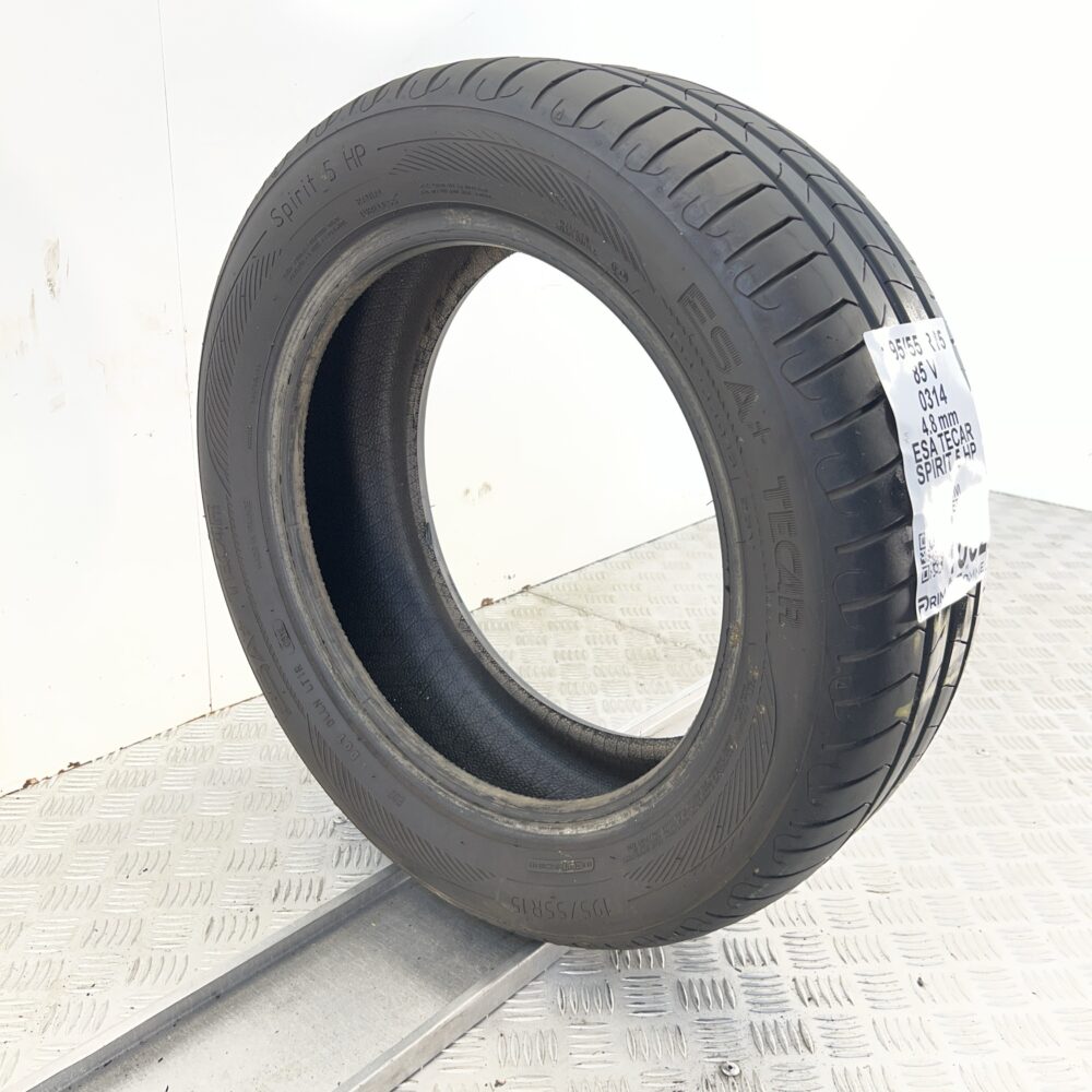 Pneumatico Usato 195 55 R15 85V ESA TECAR Spirit 5 HP Estivo | Gomme Usate | PrimaGomme.it Pneumatico usato 195 55 R15 ESA TECAR Spirit 5 HP