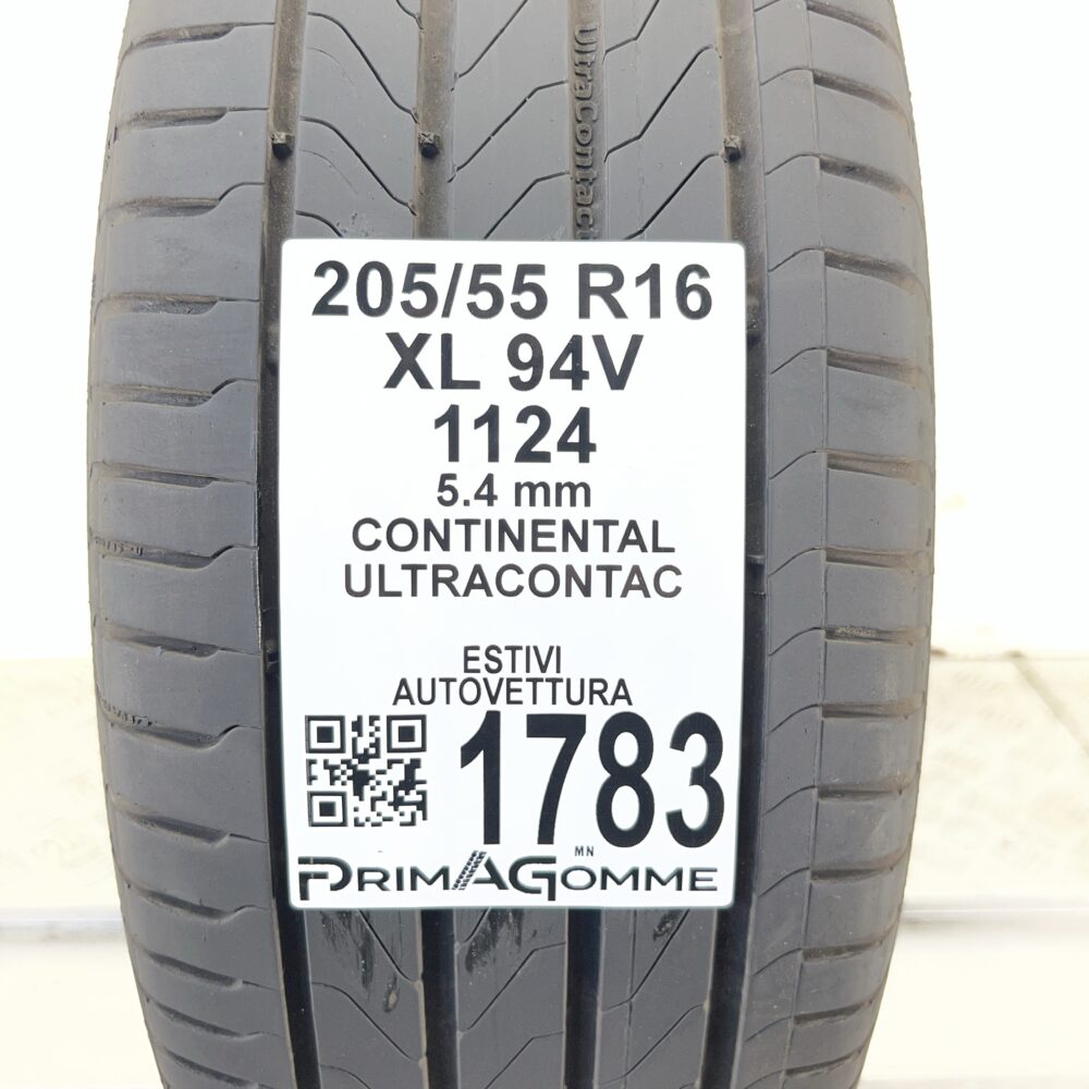 Pneumatico Usato 205 55 R16 XL 94V Continental UltraContact 77% Estivo | Gomme Usate | PrimaGomme.it Pneumatico usato 205 55 R16 Continental UltraContact - foto 7