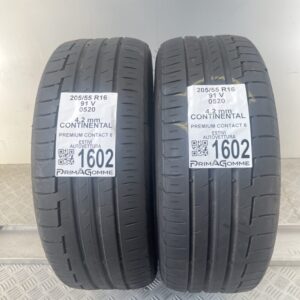 Gomme Usate 205 55 R16 91V Continental Premium Contact 6 60% Estive