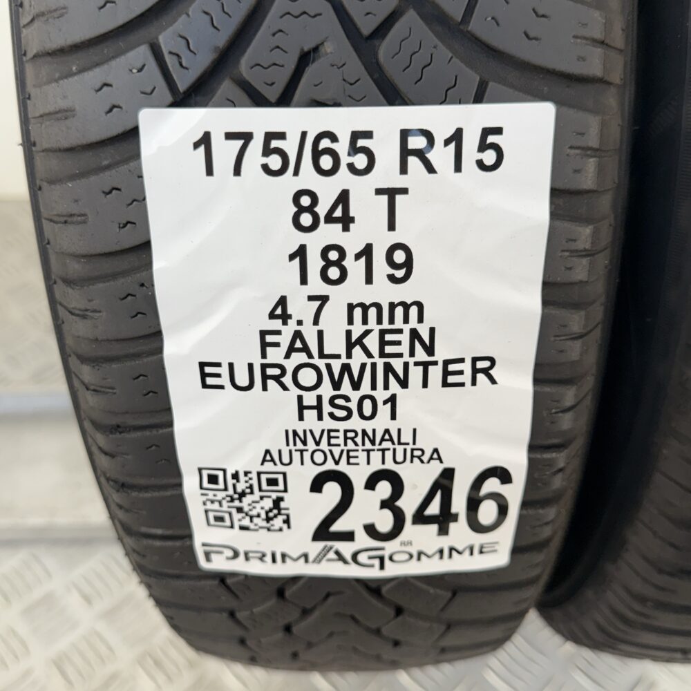 Gomme Usate 175 65 R15 84T Falken Eurowinter HS01 Invernali | Gomme Usate | PrimaGomme.it Gomme usate 175 65 R15 Falken Eurowinter HS01 - foto 8