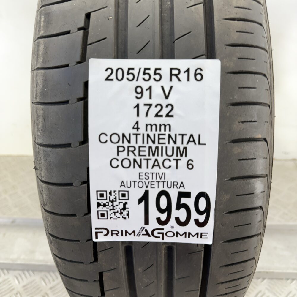 Pneumatico Usato 205 55 R16 91V Continental Premium Contact 6 Estivo | Gomme Usate | PrimaGomme.it Pneumatico usato 205 55 R16 Continental Premium Contact 6 - foto 6