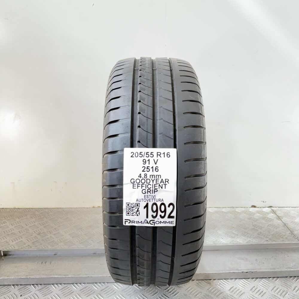 Pneumatico Usato 205 55 R16 91V Goodyear Efficient Grip Estivo | Gomme Usate | PrimaGomme.it Pneumatico usato 205 55 R16 Goodyear Efficient Grip - foto 7