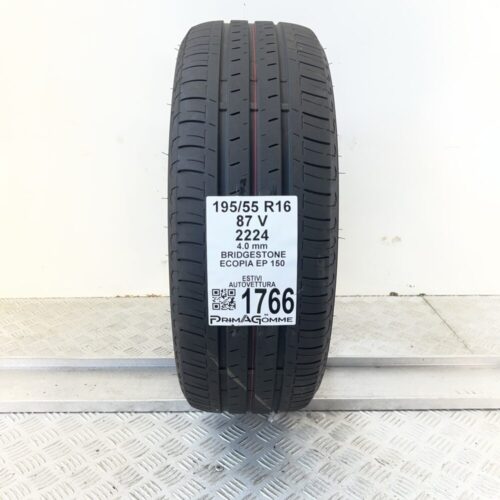 Pneumatico Usato 195 55 R16 87V Bridgestone Ecopia EP 150 Estivo