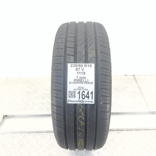 Pneumatico Usato 235 50 R18 87V Pirelli Scorpion Verde 100% Estivo