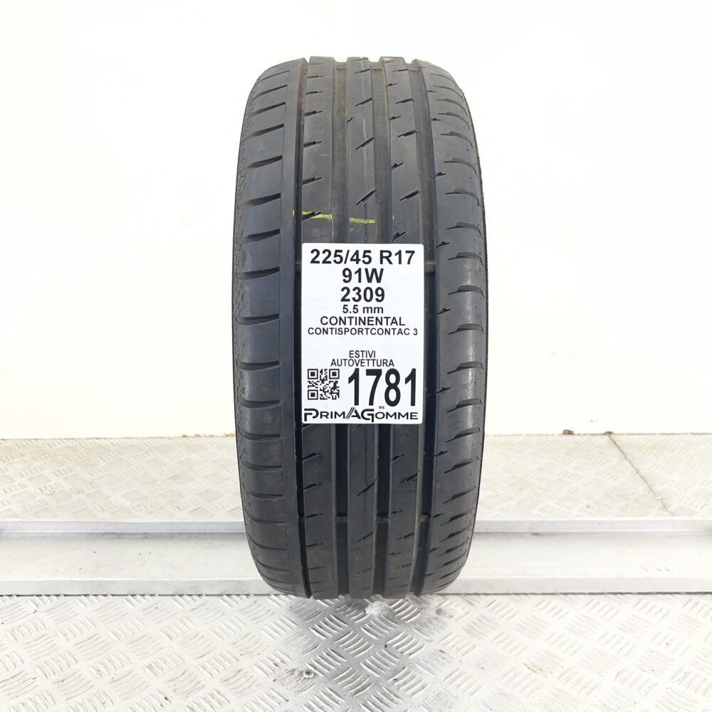 Pneumatico Usato 225 45 R17 91W Continental ContiSportContact 3 79% Estivo | Gomme Usate | PrimaGomme.it Pneumatico usato 225 45 R17 Continental ContiSportContact 3 - foto 6