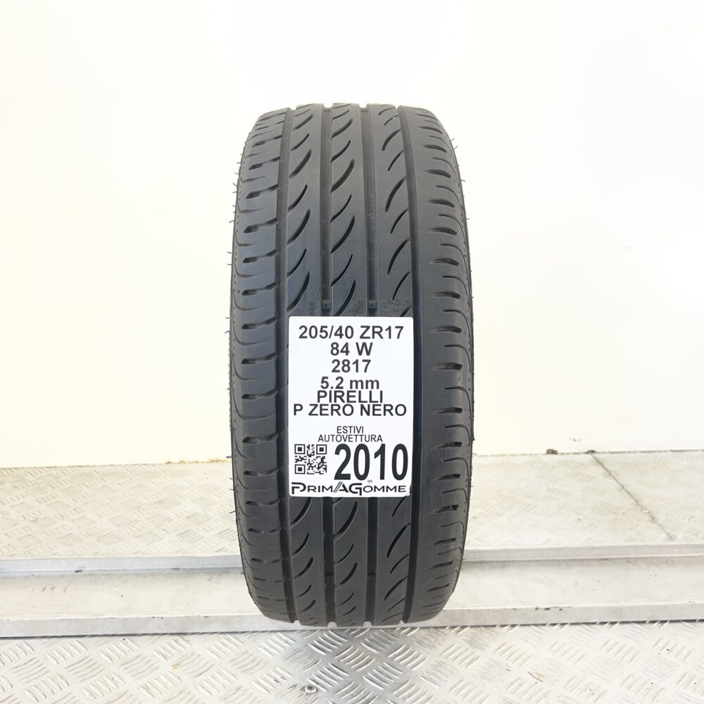 Pneumatico Usato 205 40 ZR17 84W Pirelli P Zero Nero 74% Estivo | Gomme Usate | PrimaGomme.it Pneumatico usato 205 40 ZR17 Pirelli P Zero Nero - foto 6