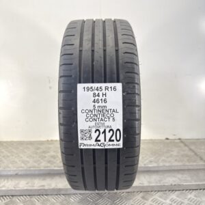 Pneumatico Usato 195 45 R16 84H Continental ContiEcoContact 5 71% Estivo
