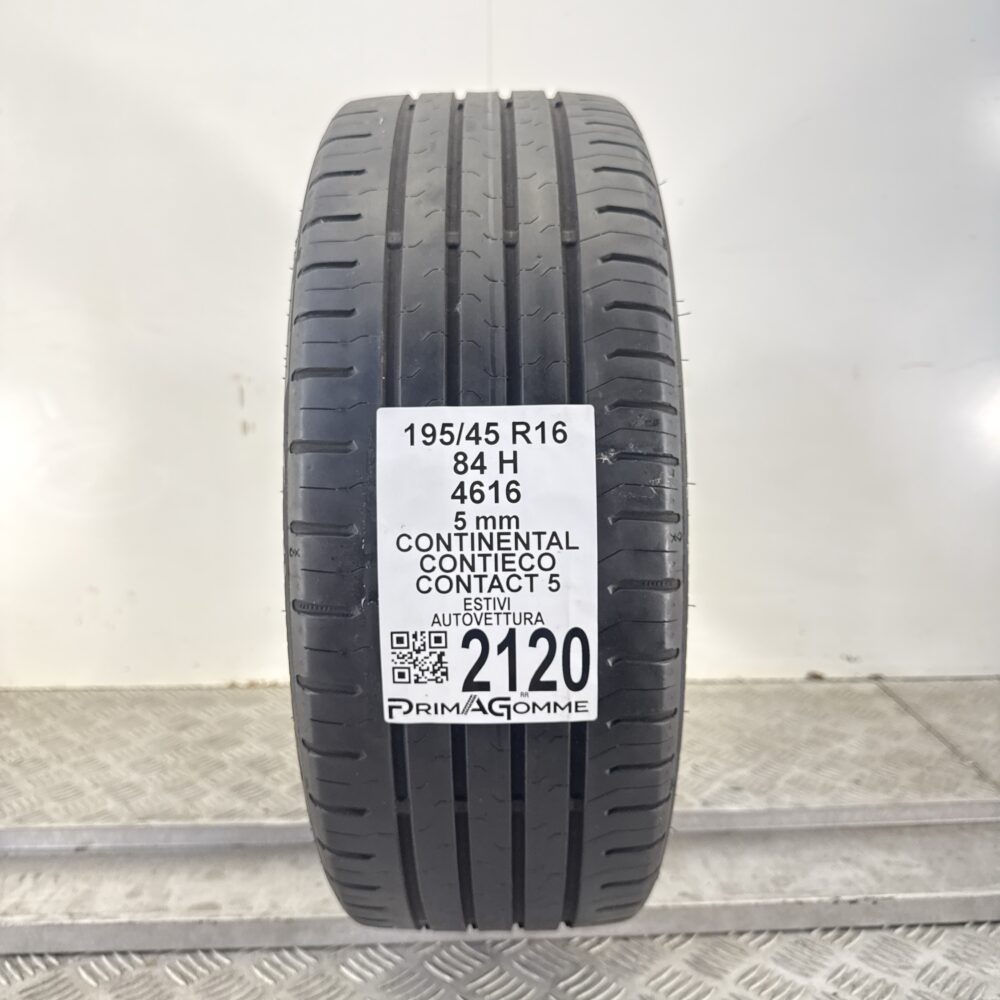 Pneumatico Usato 195 45 R16 84H Continental ContiEcoContact 5 71% Estivo | Gomme Usate | PrimaGomme.it Pneumatico usato 195 45 R16 Continental ContiEcoContact 5 - foto 2