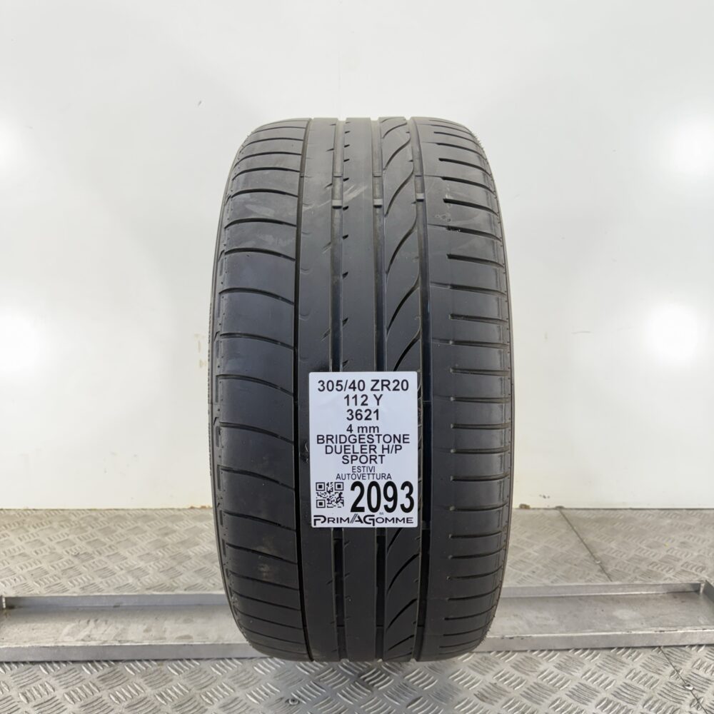 Pneumatico Usato 305 40 ZR20 112Y Bridgestone Dueler H/P Sport Estivo | Gomme Usate | PrimaGomme.it Pneumatico usato 305 40 ZR20 Bridgestone Dueler H/P Sport - foto 7