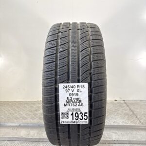 Pneumatico Usato 245 40 R18 XL 97V MIRAGE MR762 AS 4 Stagioni