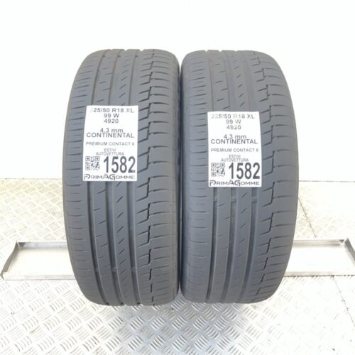 Gomme Usate 225 50 R18 XL 99W Continental Premium Contact 6 Estive