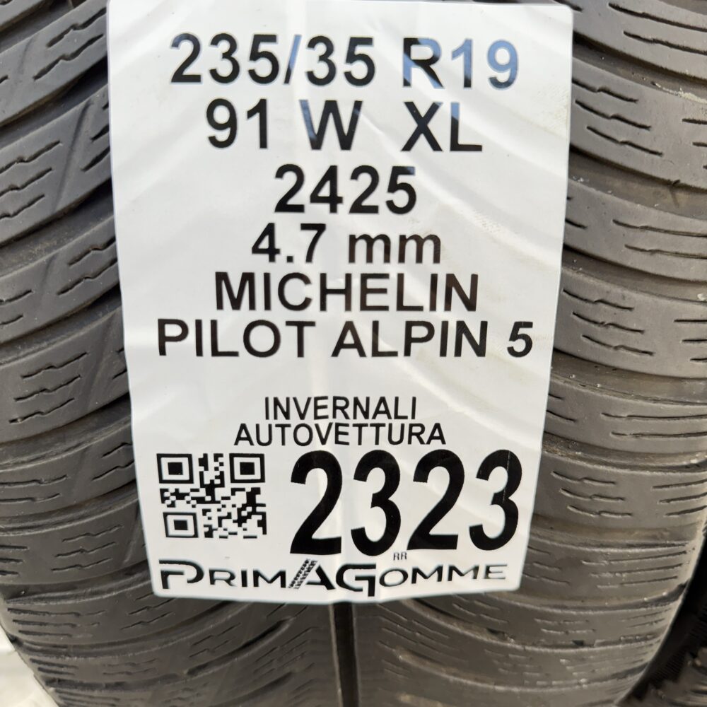 Gomme Usate 235 35 R19 XL 91W Michelin Pilot Alpin 5 Invernali | Gomme Usate | PrimaGomme.it Gomme usate 235 35 R19 Michelin Pilot Alpin 5 - foto 7