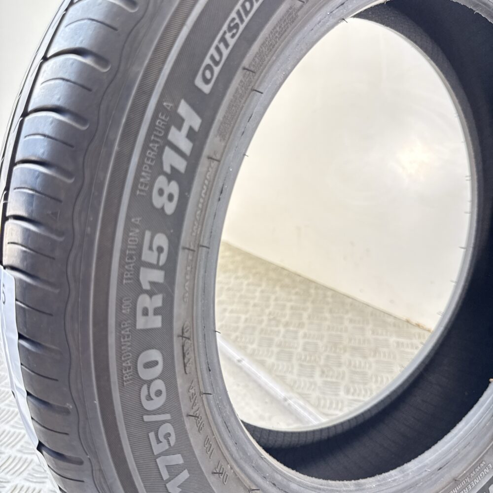 Pneumatico Usato 175 60 R15 81H Kumho Ecowing ES31 100% Estivo | Gomme Usate | PrimaGomme.it Pneumatico usato 175 60 R15 Kumho Ecowing ES31 - foto 2