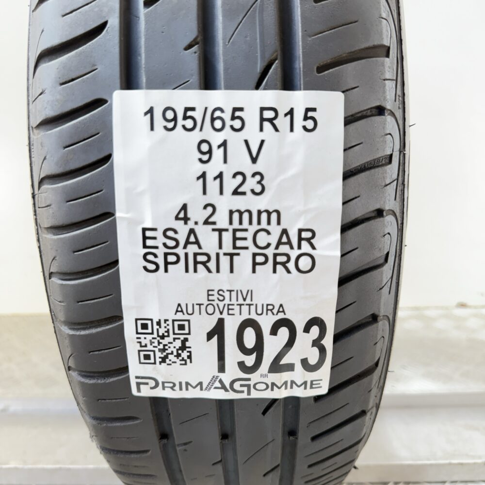 Pneumatico Usato 195 65 R15 91V Esa Tecar Spirit Pro Estivo | Gomme Usate | PrimaGomme.it Pneumatico usato 195 65 R15 Esa Tecar Spirit Pro - foto 6
