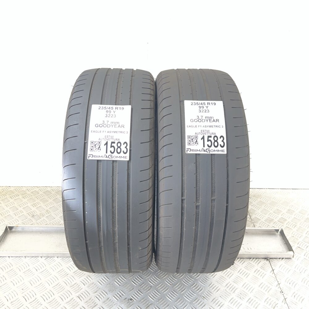 Gomme Usate 235 45 R19 99Y Goodyear Eagle F1 Asymmetric 3 Estive | Gomme Usate | PrimaGomme.it Gomme Usate 235 45 R19 99Y Goodyear Eagle F1 Asymmetric 3 Estive