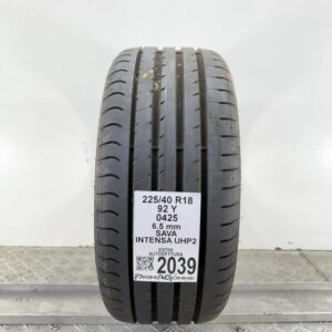 Pneumatico Usato 225 40 R18 92Y Sava Intensa UHP2 93% Estivo