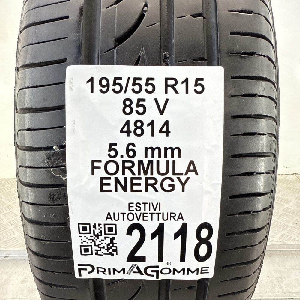 Pneumatico Usato 195 55 R15 85V Formula Energy 80% Estivo | Gomme Usate | PrimaGomme.it Pneumatico usato 195 55 R15 Formula Energy - foto 6