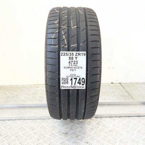 Pneumatico Usato 225 35 ZR19 88Y Kumho Ecsta PS71 79% Estivo
