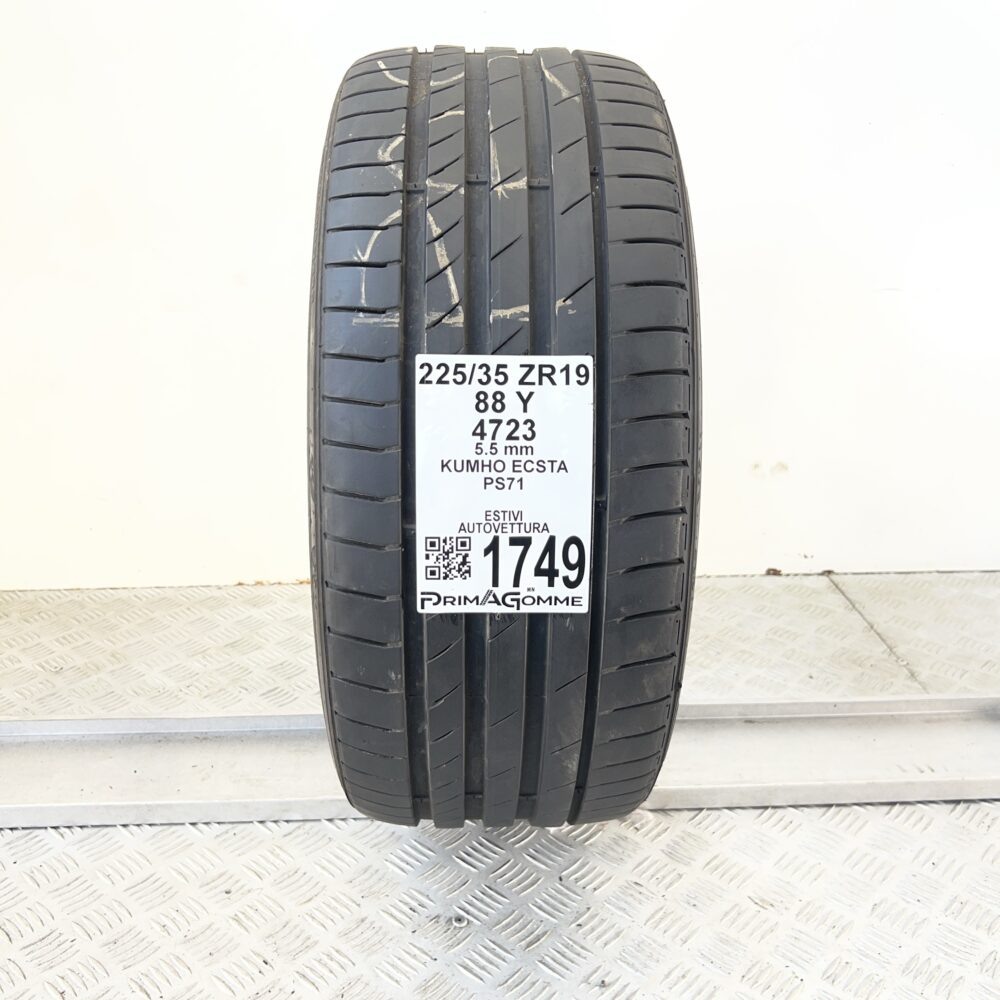 Pneumatico Usato 225 35 ZR19 88Y Kumho Ecsta PS71 79% Estivo | Gomme Usate | PrimaGomme.it Pneumatico usato 225 35 ZR19 Kumho Ecsta PS71 - foto 7