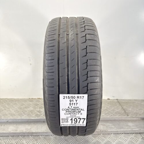 Pneumatico Usato 215 50 R17 91Y Continental Premium Contact 6 Estivo