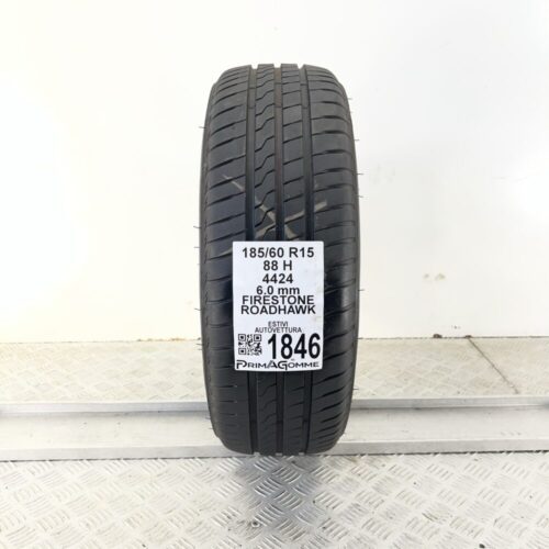 Pneumatico Usato 185 60 R15 88H FIRESTONE ROADHAWK 86% Estivo