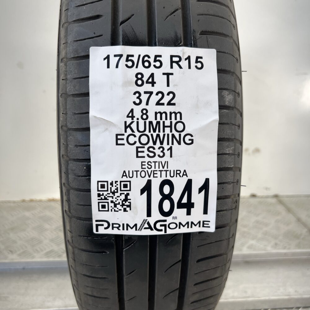 Pneumatico Usato 175 65 R15 84T KUMHO Ecowing ES31 Estivo | Gomme Usate | PrimaGomme.it Pneumatico usato 175 65 R15 KUMHO Ecowing ES31 - foto 7