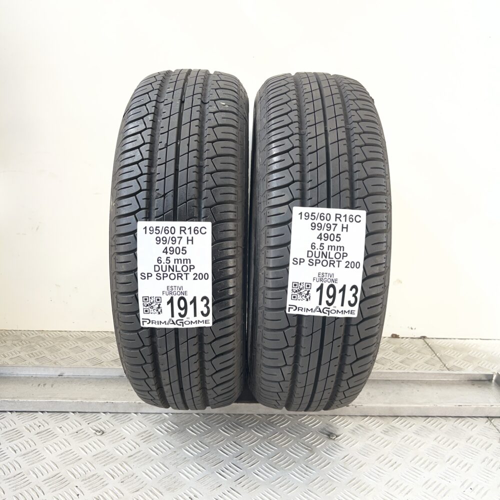 Pneumatici Usati 195 60 R16C 99/97H Dunlop SP Sport 200 72% Estive | Gomme Usate | PrimaGomme.it Pneumatici usati 195 60 R16C Dunlop SP Sport 200 - foto 7