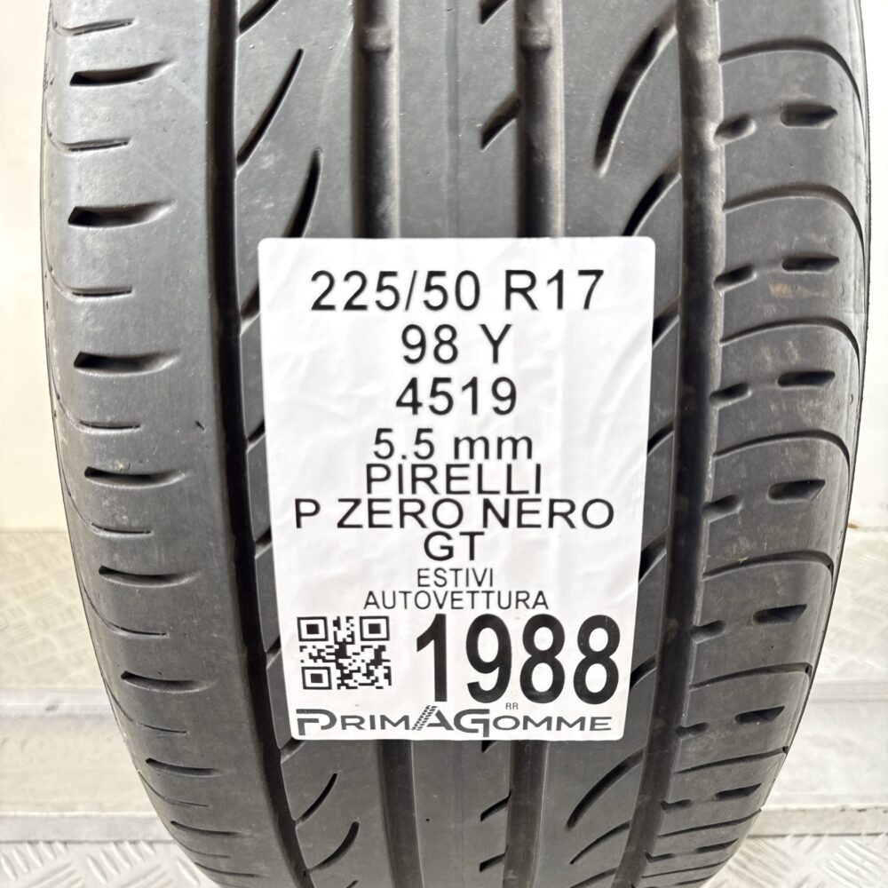 Pneumatico Usato 225 50 R17 98Y Pirelli P Zero Nero GT 79% Estivo | Gomme Usate | PrimaGomme.it Pneumatico usato 225 50 R17 Pirelli P Zero Nero GT - foto 6