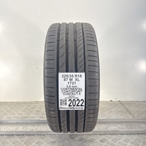 Pneumatico Usato 225 35 R18 XL 87W Continental ContiSport Contact 5 84% Estivo