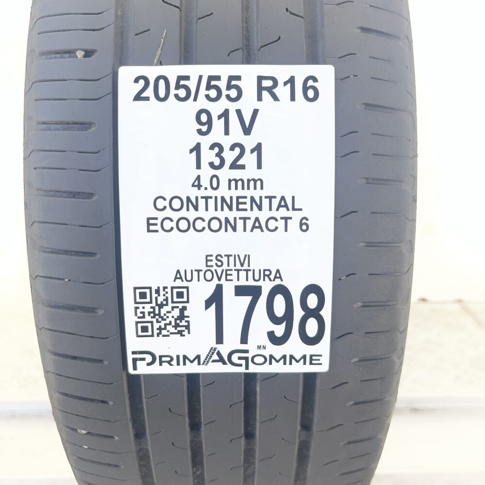 Pneumatico Usato 205 55 R16 91V Continental EcoContact 6 Estivo | Gomme Usate | PrimaGomme.it Pneumatico usato 205 55 R16 Continental EcoContact 6 - foto 7