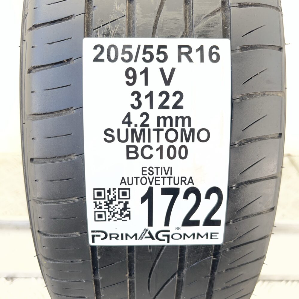 Pneumatico Usato 205 55 R16 91V Sumitomo BC100 Estivo | Gomme Usate | PrimaGomme.it Pneumatico usato 205 55 R16 Sumitomo BC100 - foto 7