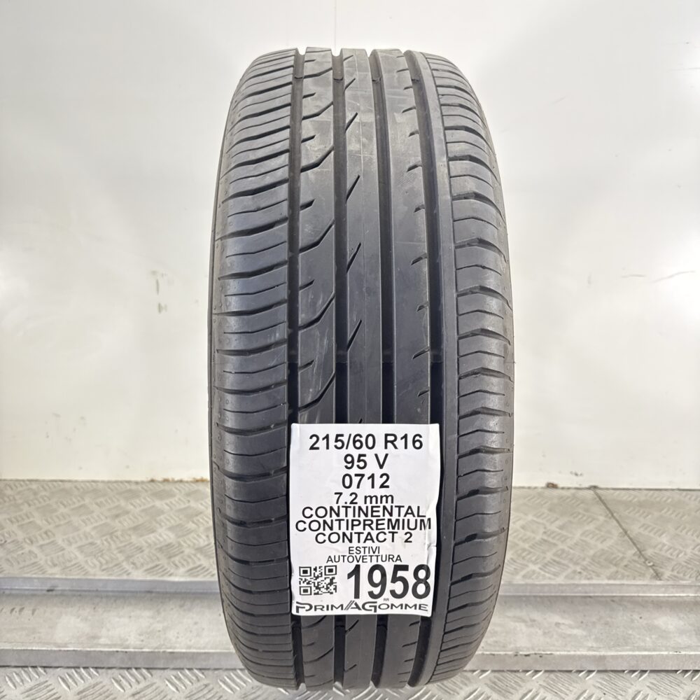 Pneumatico Usato 215 60 R16 95V Continental ContiPremiumContact 2 100% Estivo | Gomme Usate | PrimaGomme.it Pneumatico usato 215 60 R16 Continental ContiPremiumContact 2 - foto 8